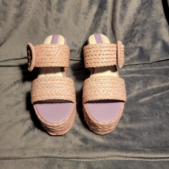 Franco Sarto Costa Platform Sandal Purple - Picture 6 of 9